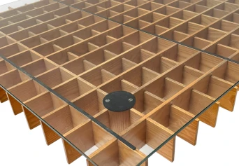 XL Kyoto Graphic Coffee Table by Gianfranco Frattini for Ghianda / Knoll, 1974